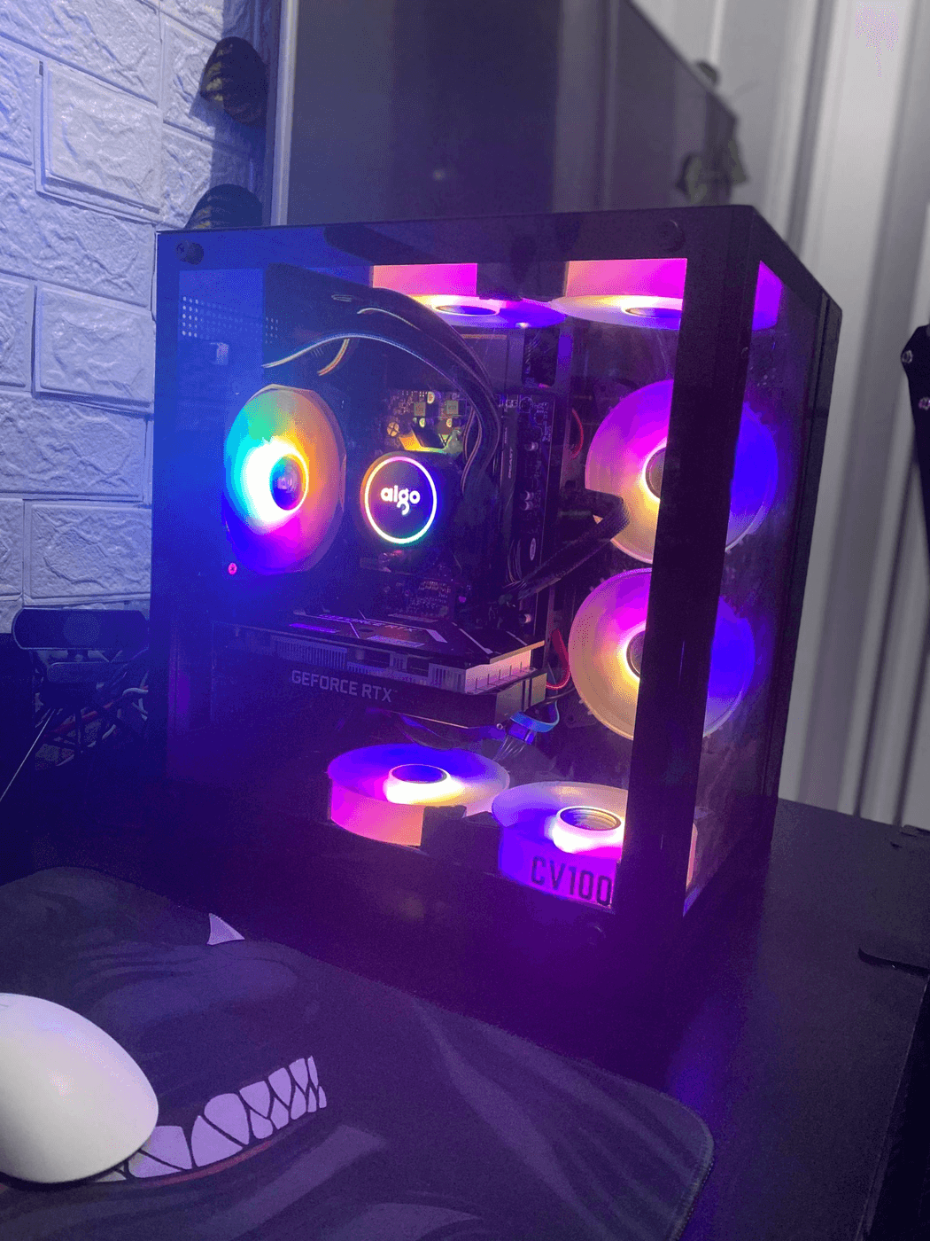 Configuração gamer RGB
